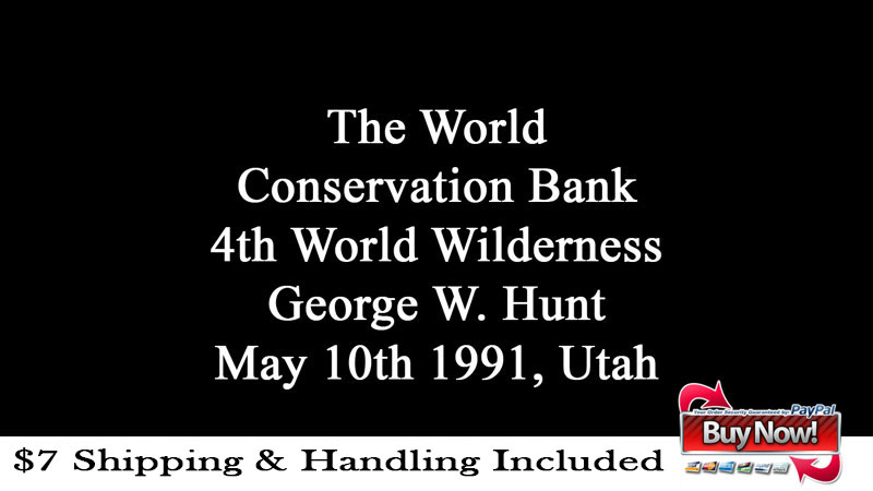 George Hunt Speaks in Utah, May 10th, 1991 Ad